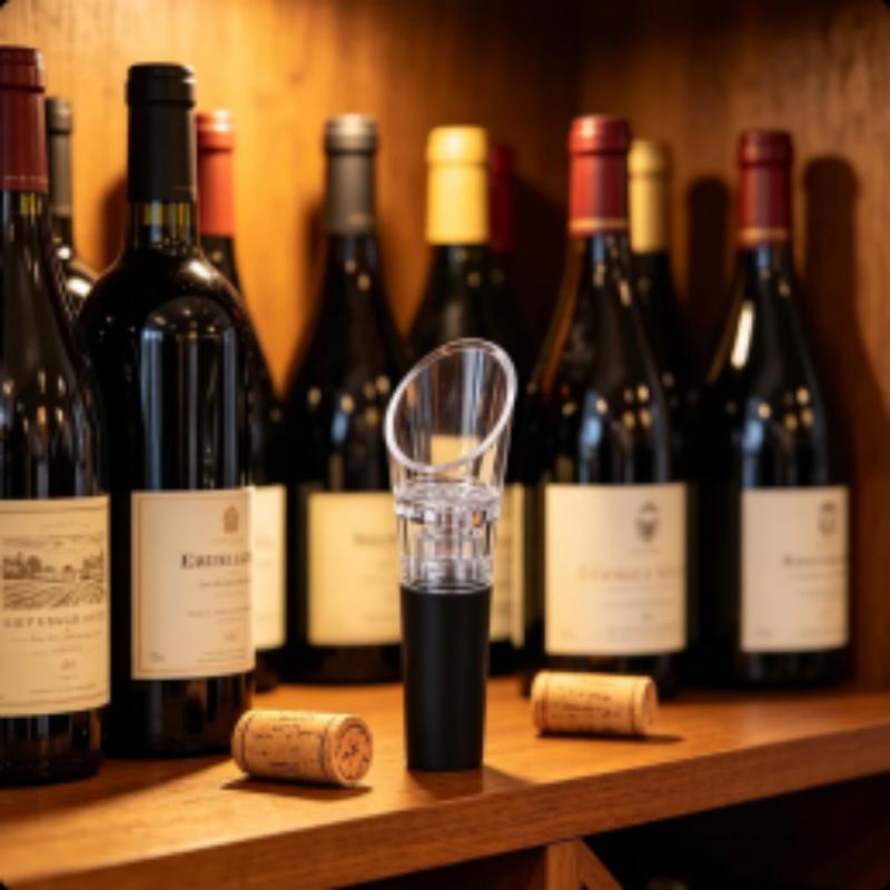 Wine Preservation Pump - 진공 와인 스토퍼가 있는 와인 에어레이터