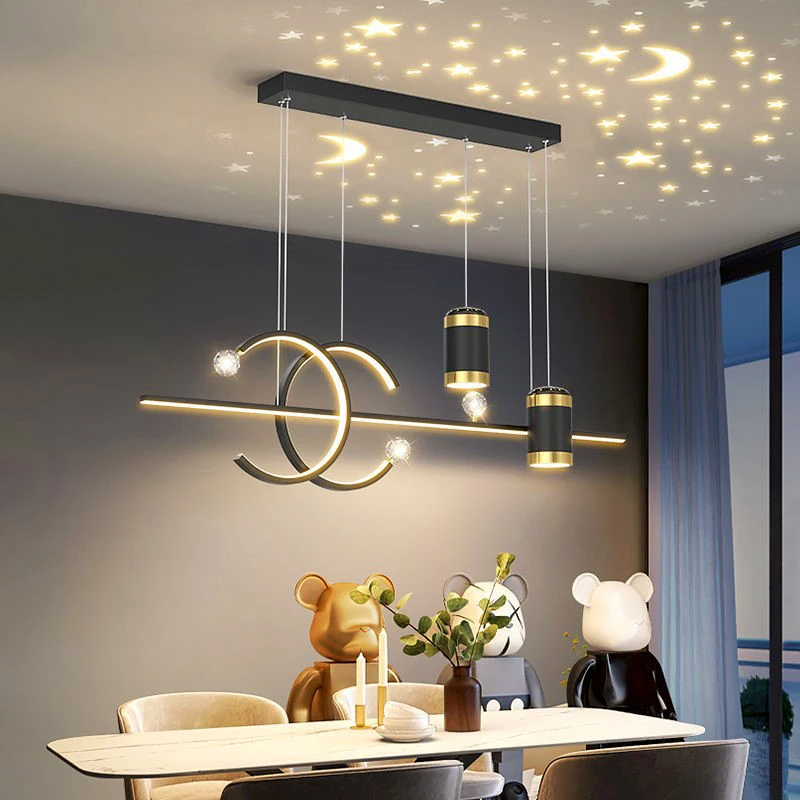 Home Bar And Counter - LED 북유럽 레스토랑 펜던트 조명, 현대적인