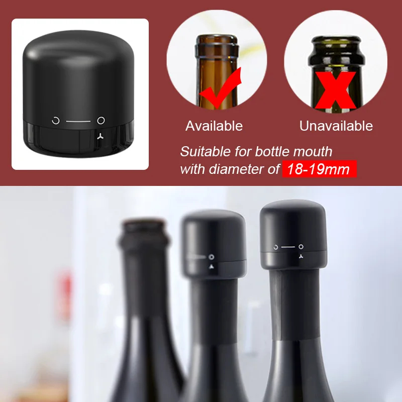1-5pcs 진공 밀봉 와인 병 플러그 샴페인 스토퍼  - Wine Preservation Pump 리뷰 및 가격