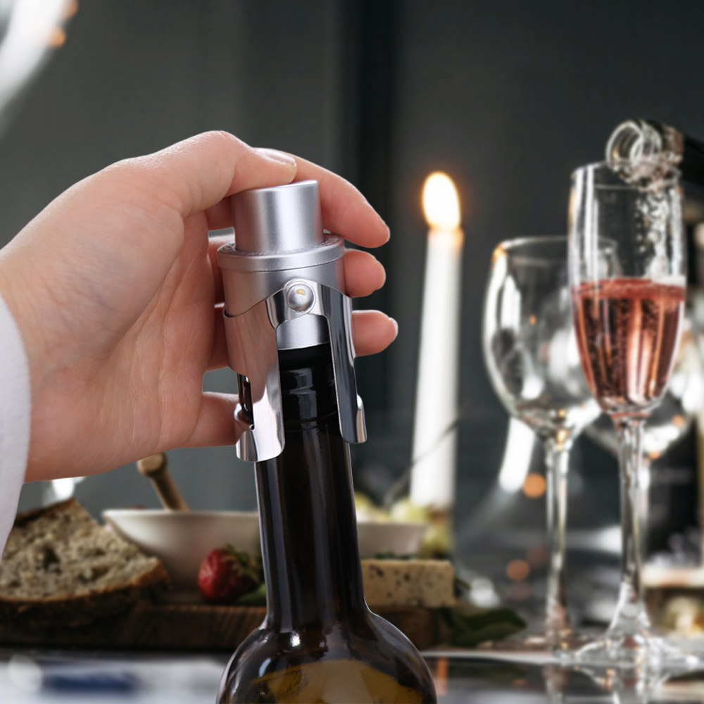 2개입 내장형 압력 펌프 진공 샴페인 스토퍼, 시간 표 - Wine Preservation Pump 리뷰 및 가격