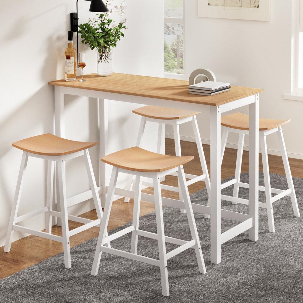 원목 바 테이블과 스툴 세트, 식탁, 주방 의자, 카페 - Home Bar Stools 리뷰 및 가격