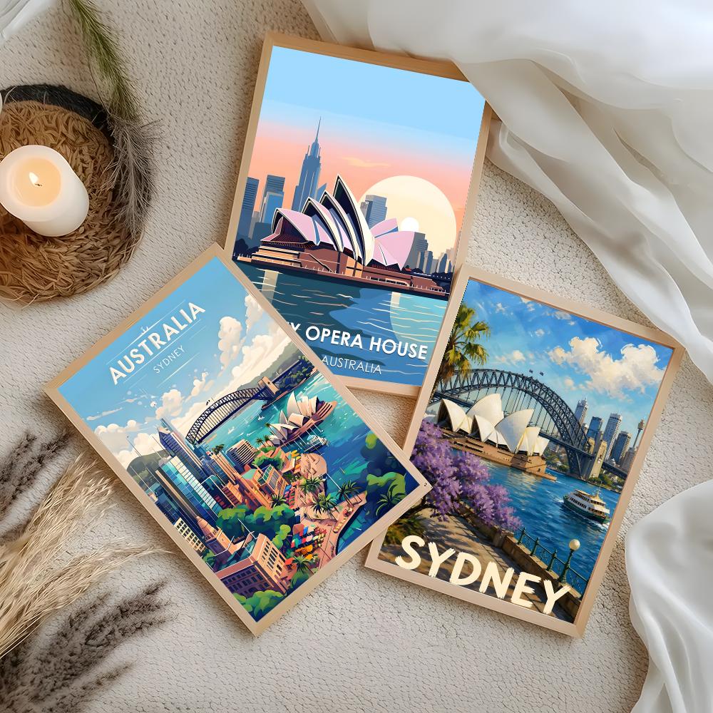 아트 시드니 여행 아트 포스터 자가 접착 방수 벽 스티 - Home Bar Sydney 리뷰 및 가격