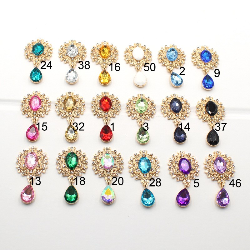 반짝 이는 25*45MM 10Pcs 크리스탈 라인 석  - Cocktail Recipe Book 리뷰 및 가격